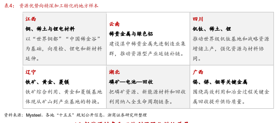 **图4. 表 4: 资源优势向精深加工转化的地方样本**