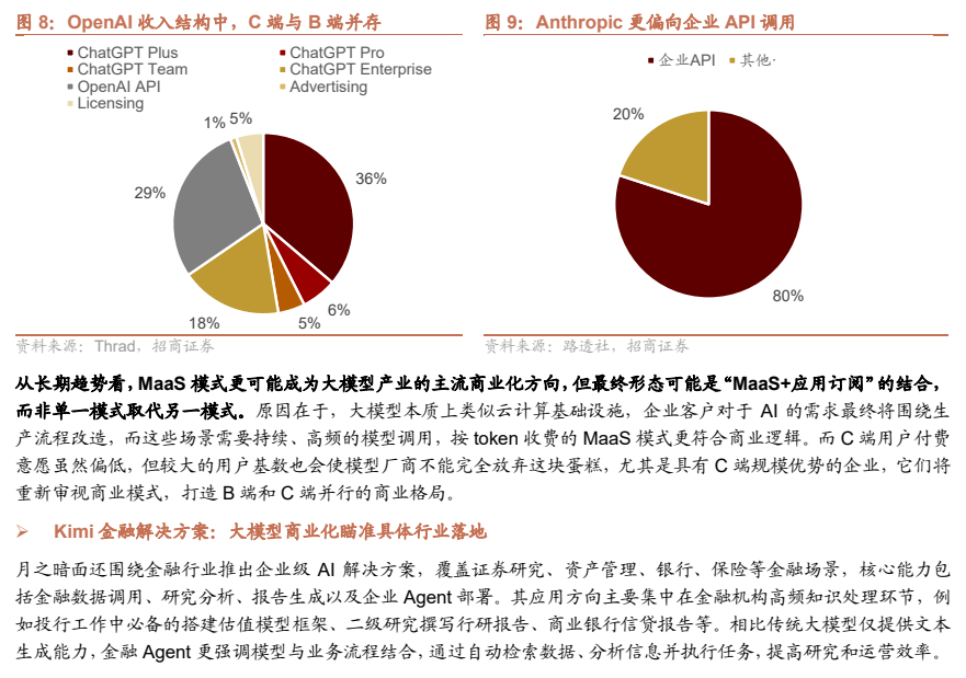 **图3. OpenAI 收入结构中，C 端与 B 端并存**