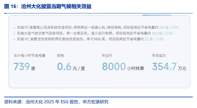 **图5. 沧州大化披露当期气候相关效益**