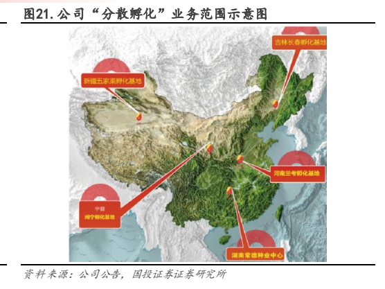 **图8. 公司分散孵化业务范围示意图**